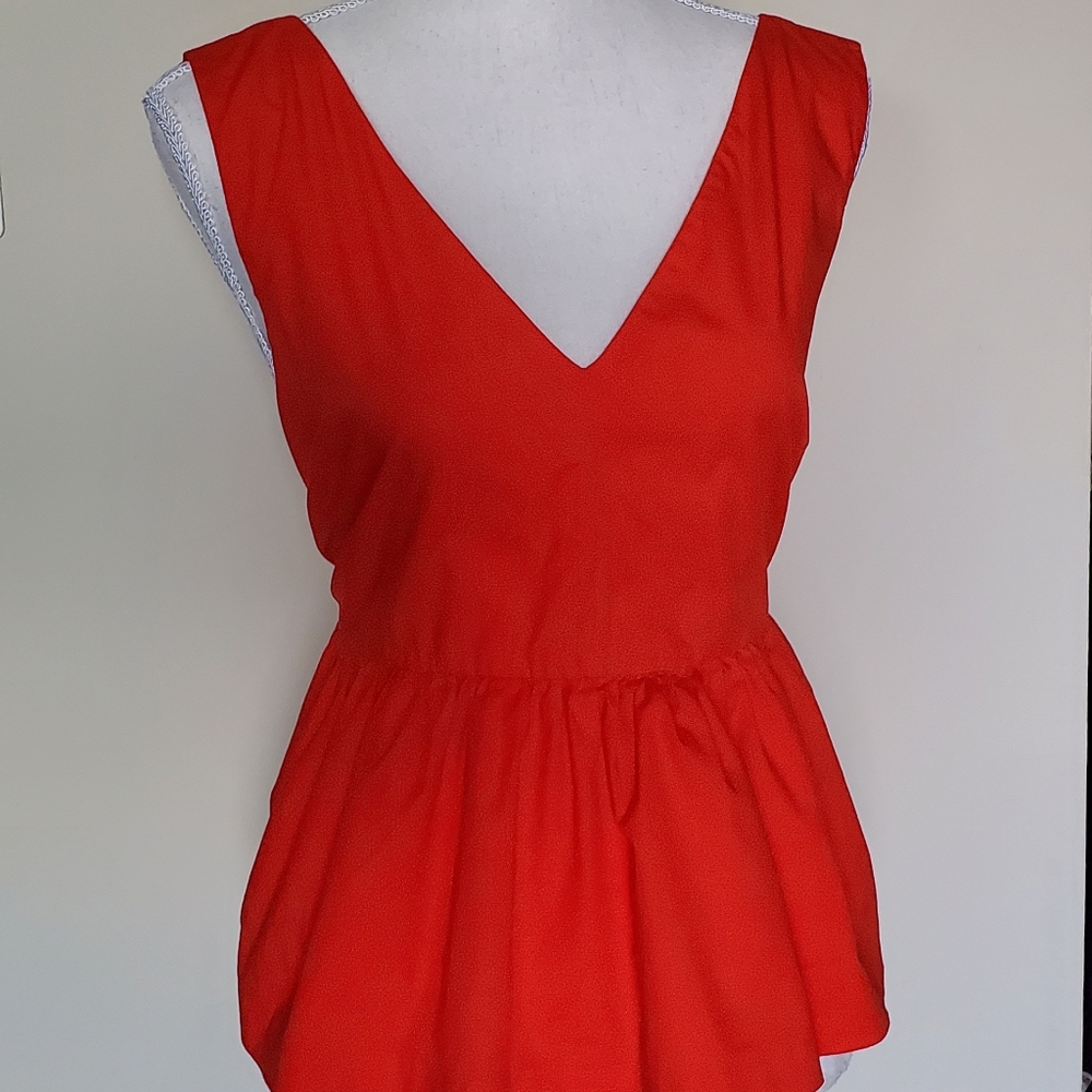 J.Crew Orange Red Tank - Picture 4 of 6